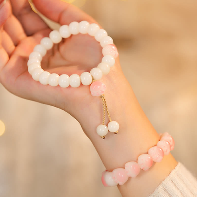 Unisex-Bodhi-Samen-Friedensarmband für spirituellen Schutz