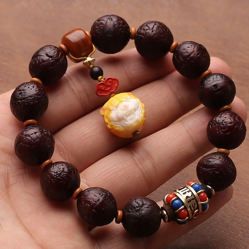 Unisex Bodhi Seed Tibetisches Handgelenk Mala | Glücks- und Reichtumsbringer