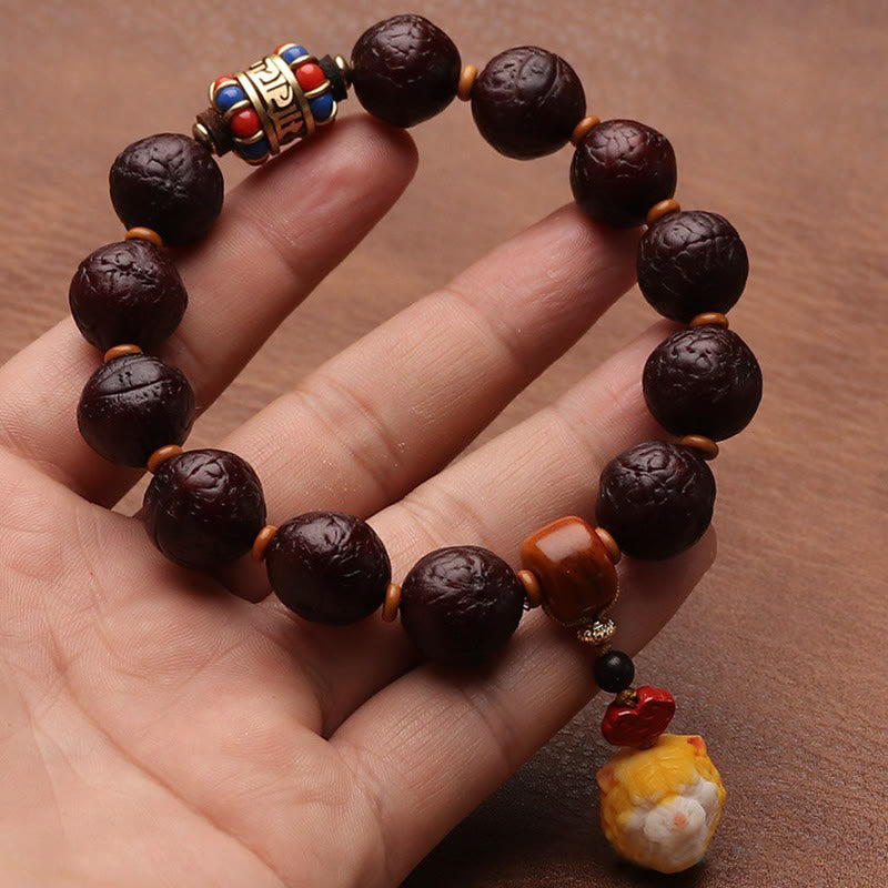 Unisex Bodhi Seed Tibetisches Handgelenk Mala | Glücks- und Reichtumsbringer