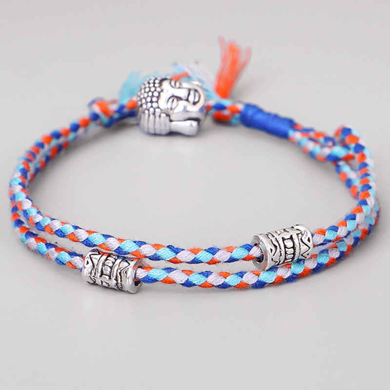 Unisex Buddha Serenity String Armband für viel Glück