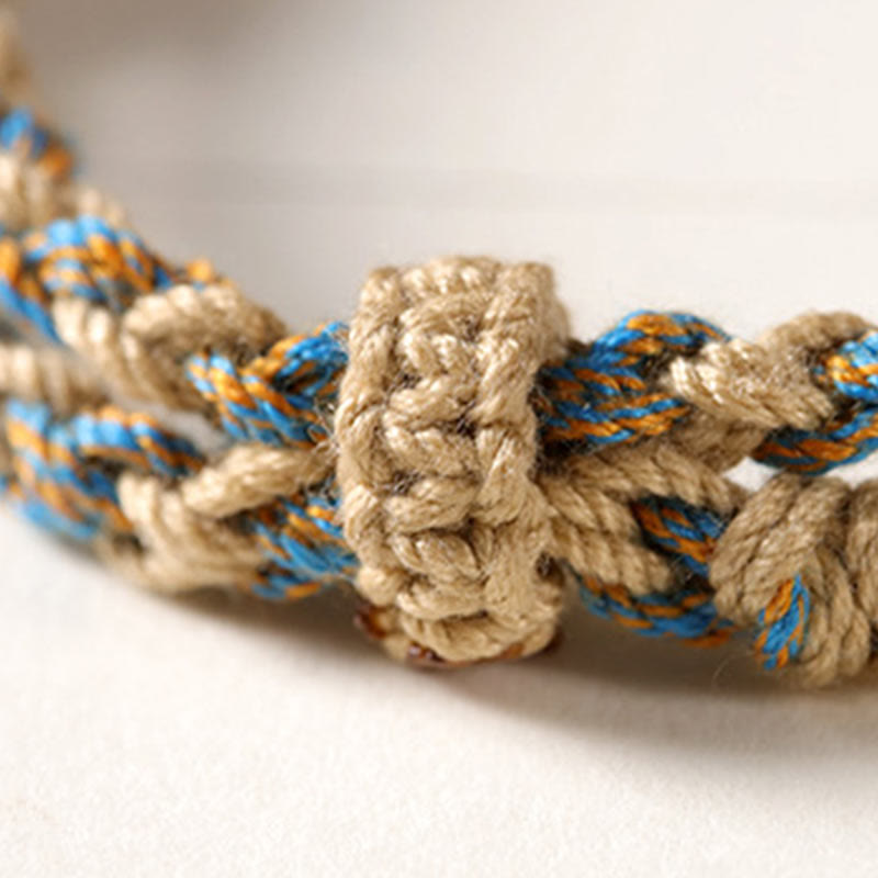 Unisex Dzi Bead Achat Armband - Reichtum und Schutz
