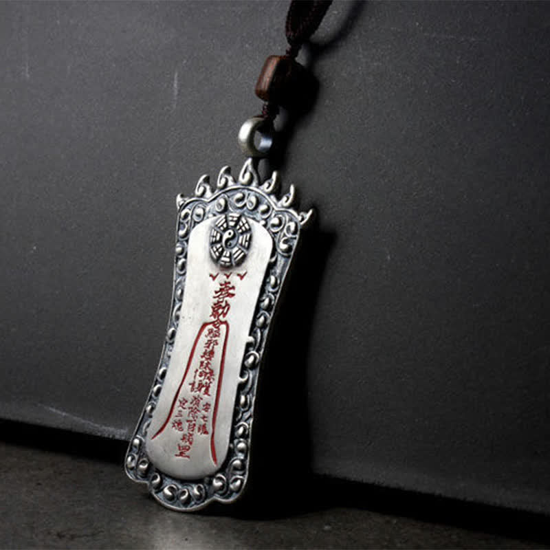 Unisex Feng Shui Pixiu Zinnober Balance Halskette Anhänger