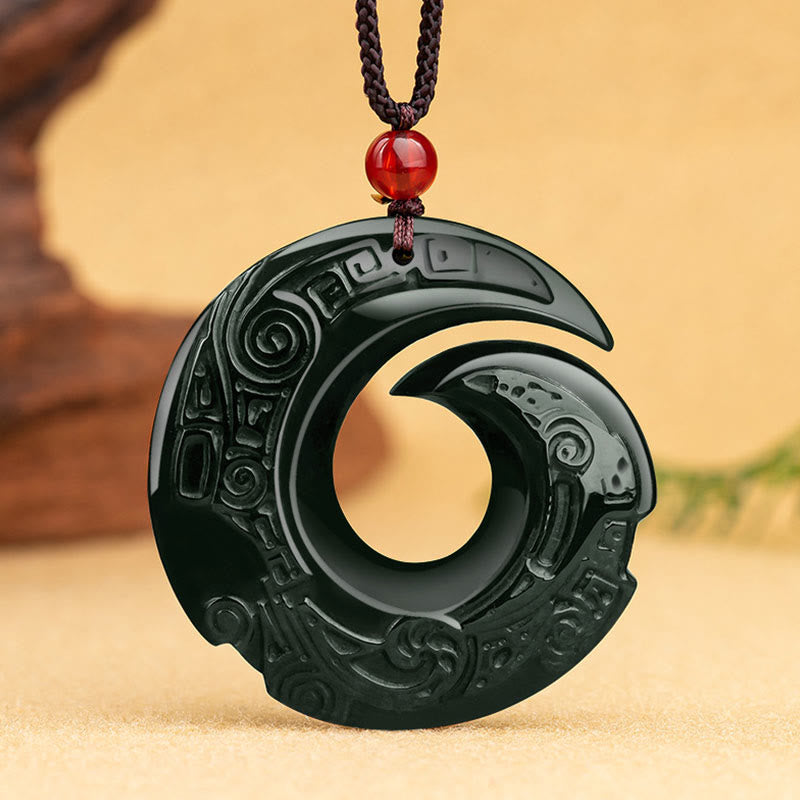 Unisex Hetian Cyan Jade Erfolgskette - Das Glück verbessert sich