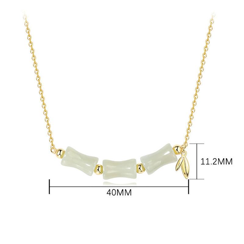 Unisex-Wohlstandsarmband aus Hetian-Jade mit Fu-Charakter, 18 cm