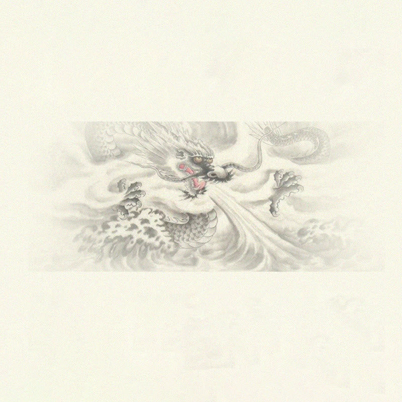 Unisex-Jade-Halskette mit Peace-Schnallenanhänger „Jahr des Drachen“