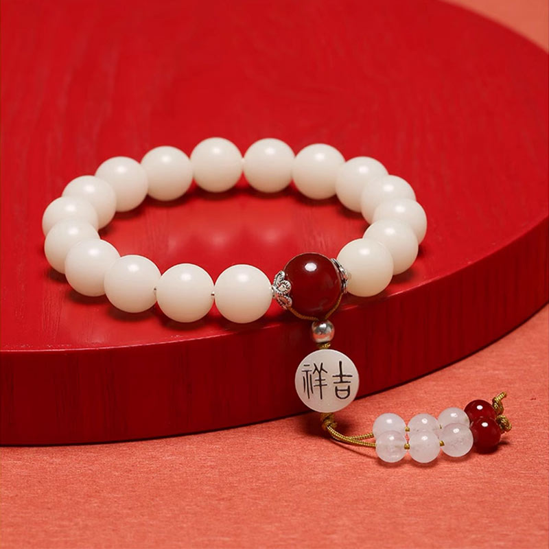 Unisex-Obsidian-Mala-Armband für Meditation und Frieden