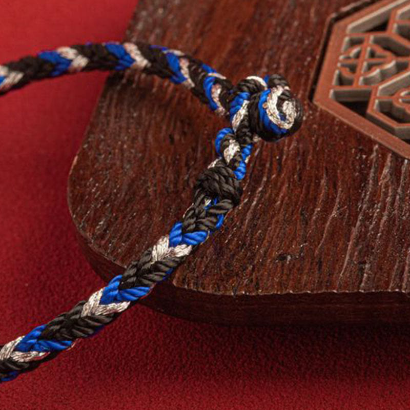 Unisex-Armband mit roter Schnur, „May Prosperity Fill Your Life“, Fitnessband