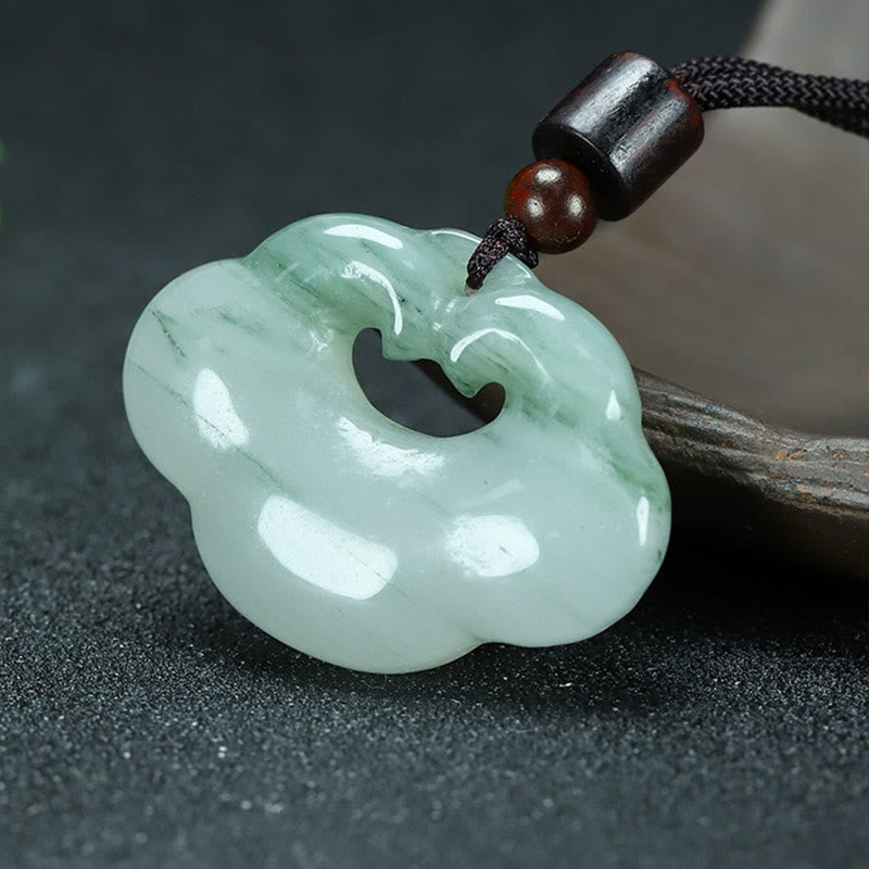 Unisex Tianshan Jade Chinesische Schloss Fülle Halskette