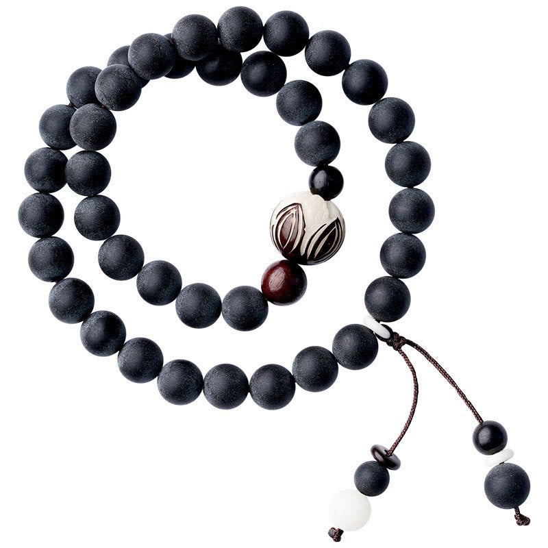 Unisex Tibetisches Zypressen-Bodhi-Lotus-Heilarmband