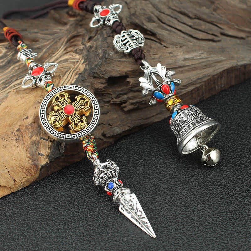 Vajra Spirituelle Auto-Hängedekoration für Erleuchtung und Schutz