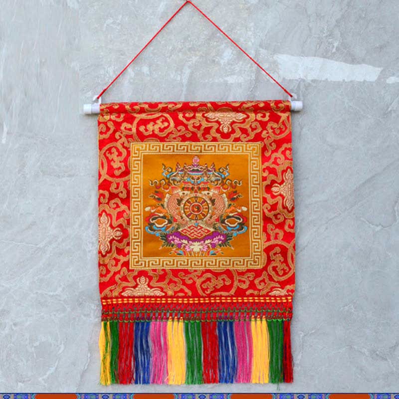 Vajra Spirituelle Kraft Wandkunst | 32x35cm Heilendes Mandala