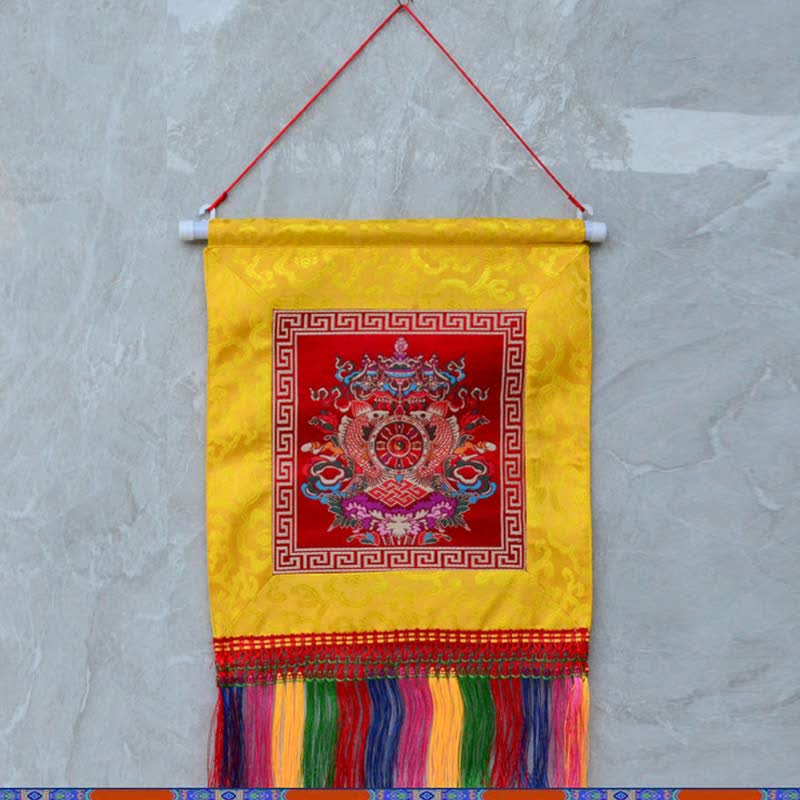 Vajra Spirituelle Kraft Wandkunst | 32x35cm Heilendes Mandala