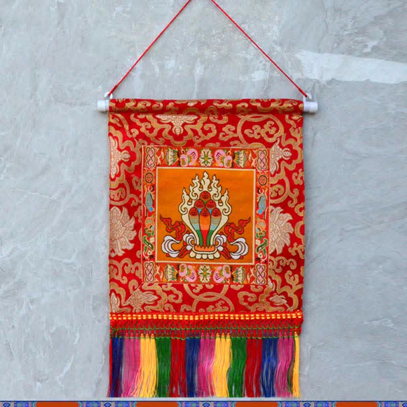 Vajra Spirituelle Kraft Wandkunst | 32x35cm Heilendes Mandala