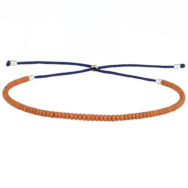 Leuchtendes Neon-Ombre-Armband aus Miyuki-Rocailles-Perlen
