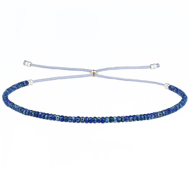 Leuchtendes Neon-Ombre-Armband aus Miyuki-Rocailles-Perlen