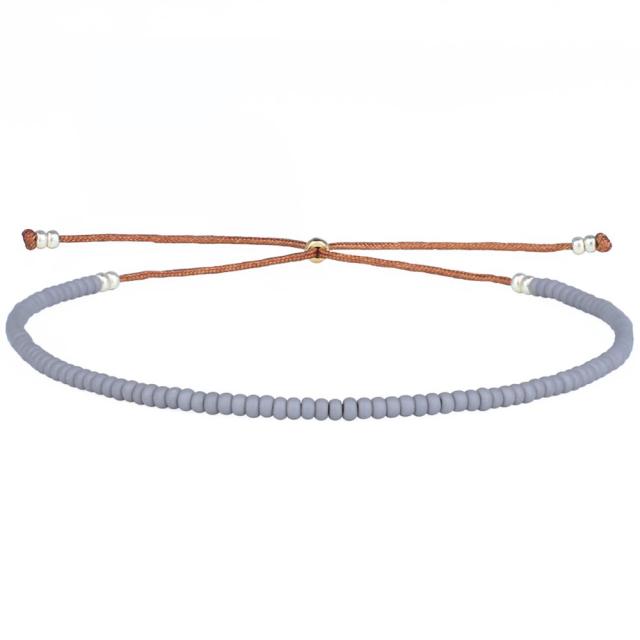 Leuchtendes Neon-Ombre-Armband aus Miyuki-Rocailles-Perlen