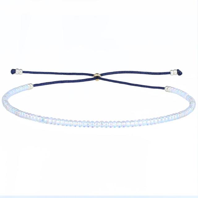 Leuchtendes Neon-Ombre-Armband aus Miyuki-Rocailles-Perlen