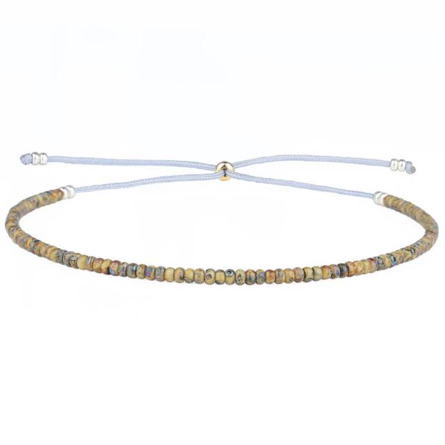 Leuchtendes Neon-Ombre-Armband aus Miyuki-Rocailles-Perlen