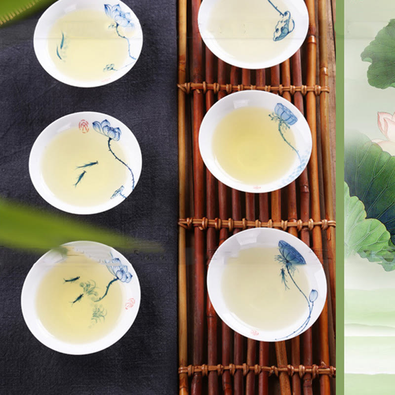 Vintage Keramik Kung Fu Teetasse | Zen Dekor 60ml