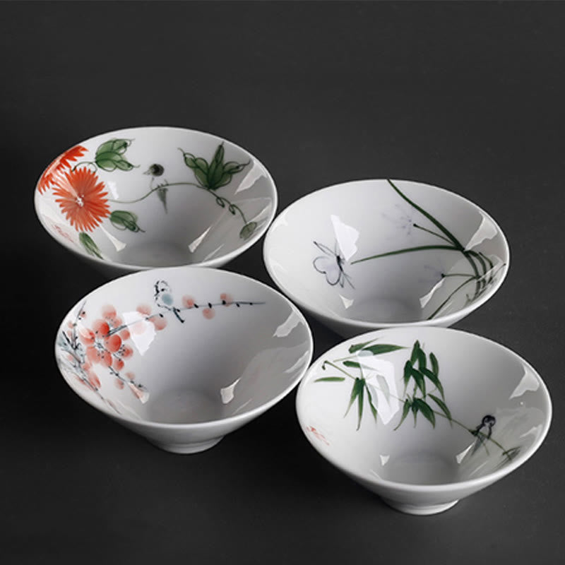 Vintage Keramik Kung Fu Teetasse | Zen Dekor 60ml