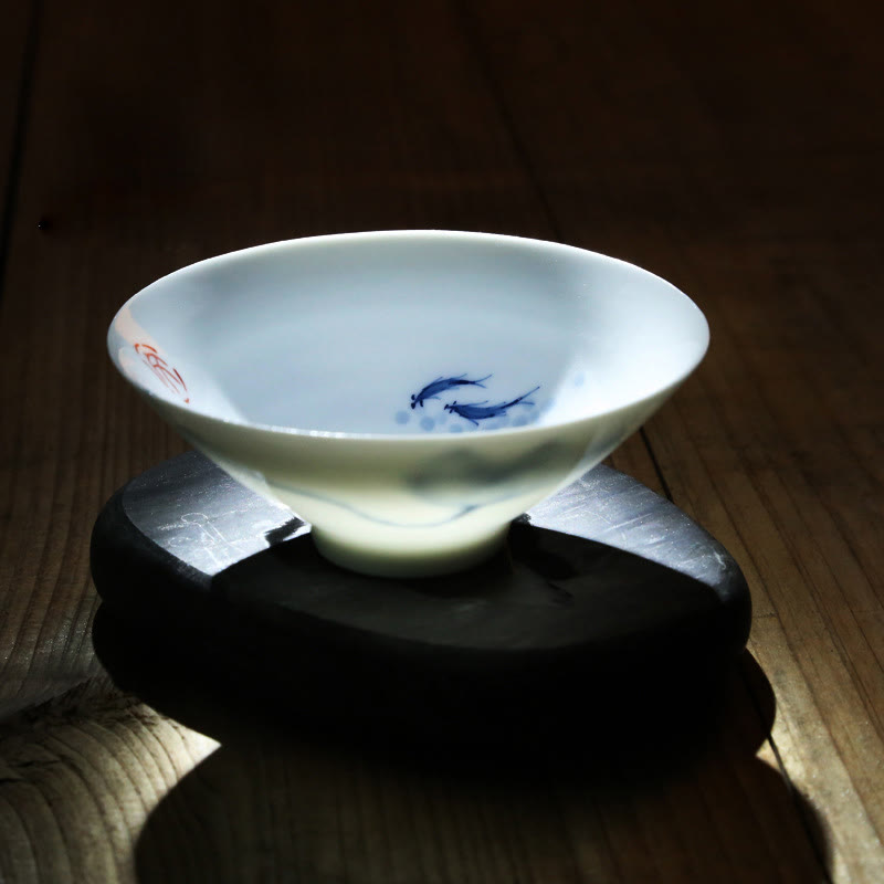 Vintage Keramik Kung Fu Teetasse | Zen Dekor 60ml
