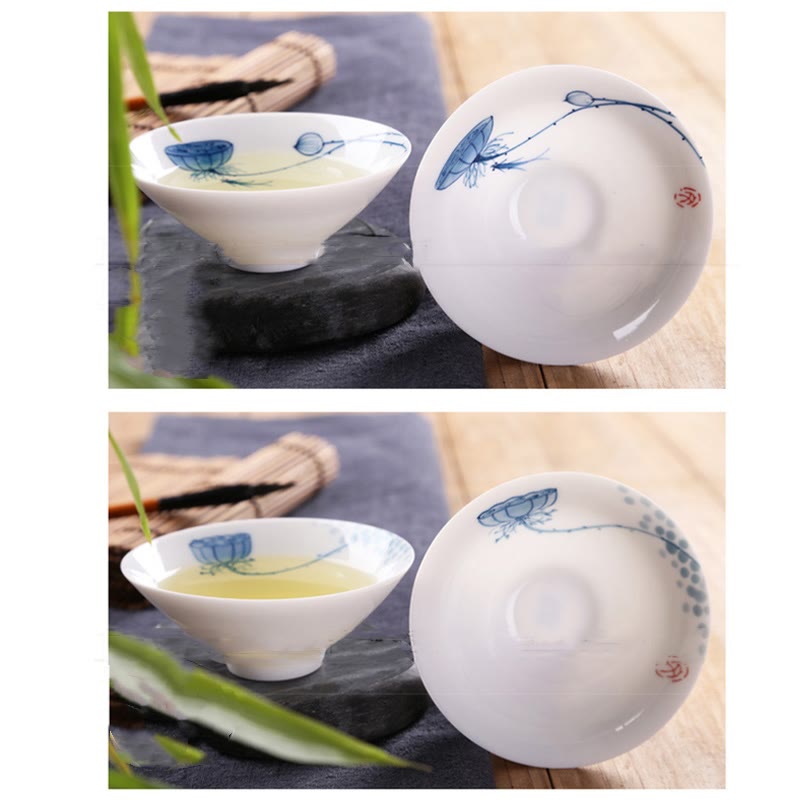 Vintage Keramik Kung Fu Teetasse | Zen Dekor 60ml