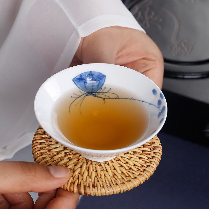 Vintage Keramik Kung Fu Teetasse | Zen Dekor 60ml