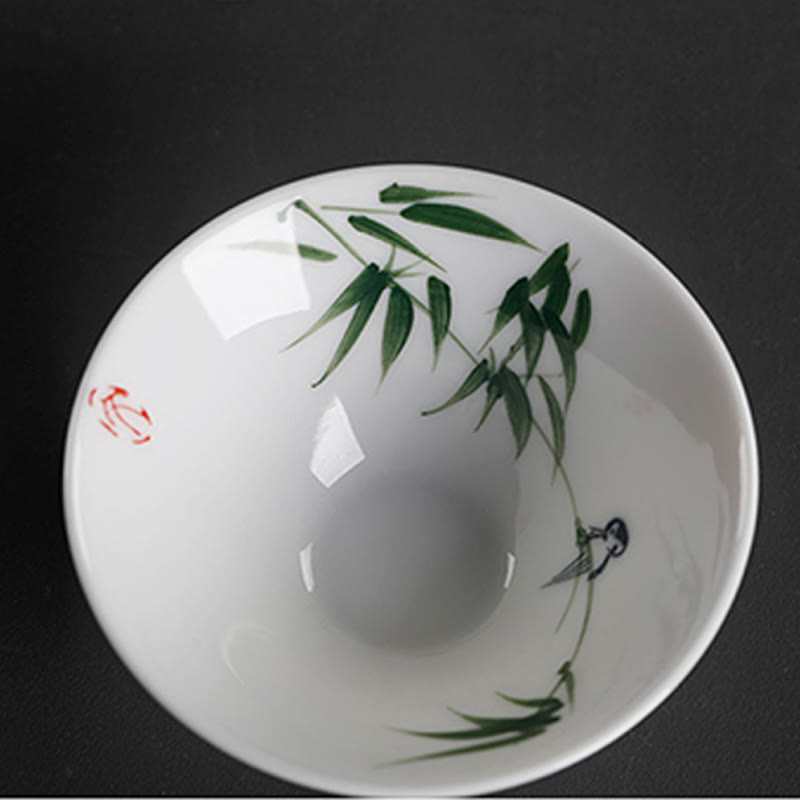 Vintage Keramik Kung Fu Teetasse | Zen Dekor 60ml