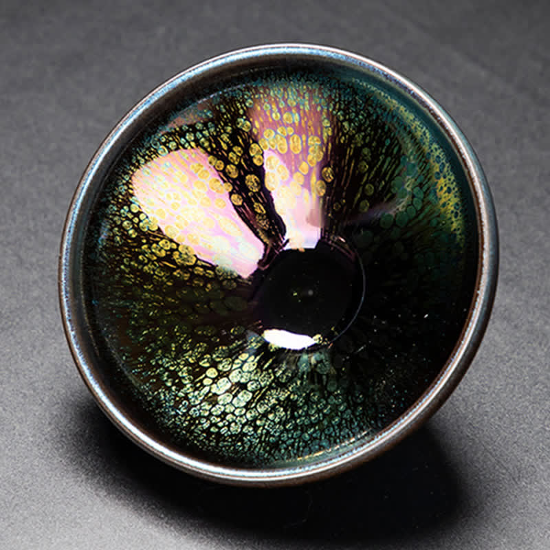 Vintage Keramik-Teetasse 100 ml, handgefertigtes Geschirr