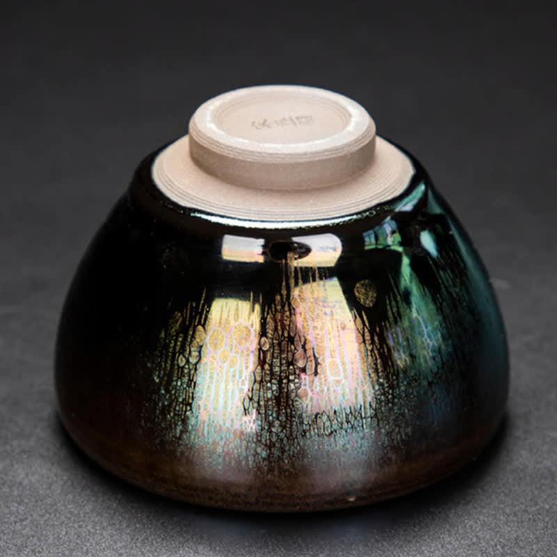 Vintage Keramik-Teetasse 100 ml, handgefertigtes Geschirr