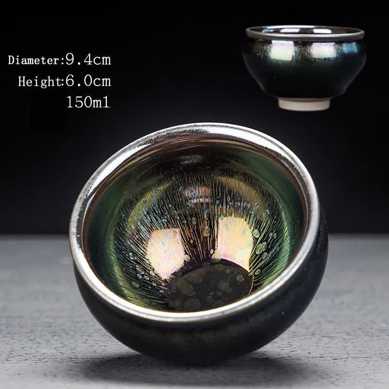 Vintage Keramik-Teetasse 100 ml, handgefertigtes Geschirr