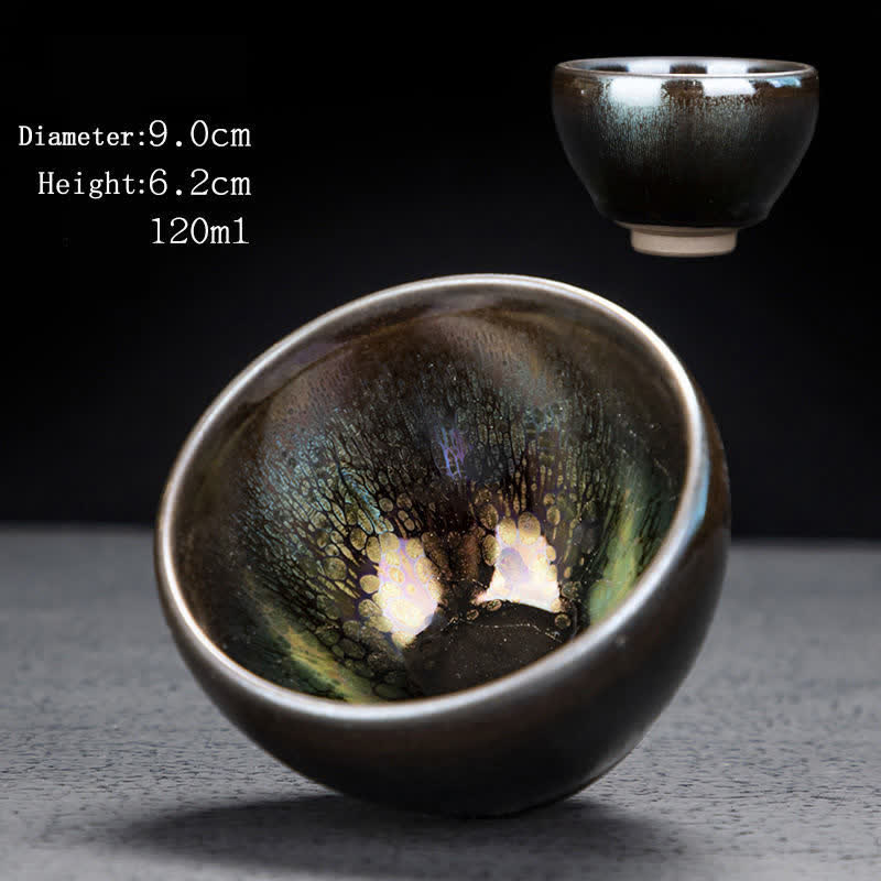 Vintage Keramik-Teetasse 100 ml, handgefertigtes Geschirr