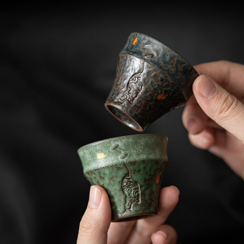 Vintage Keramik-Teetasse 50 ml für Rituale im Heiligen Raum