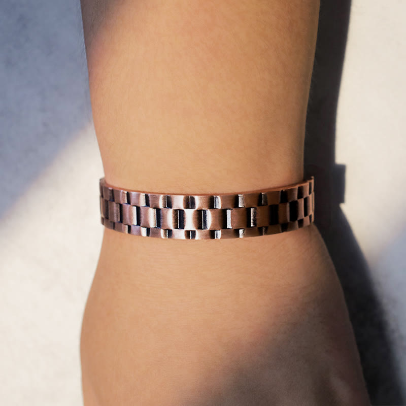 Vintage Kupfer Balance Manschettenarmband | Spirituelles Armband