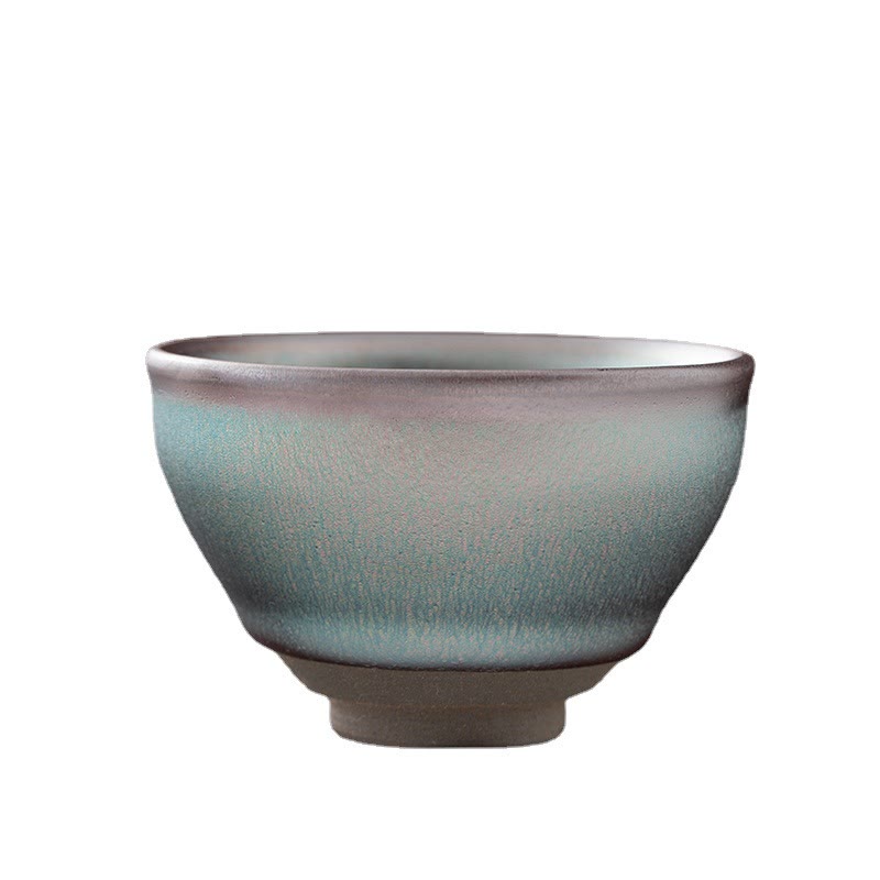 Vintage Rosa Chinesische Jian Zhan Kiln Change Keramik Teetasse 110ml