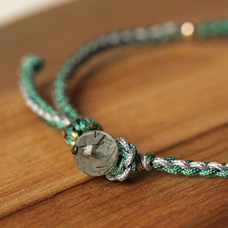 Weißes Jade-Armband mit Peace-Schnalle und Kürbis-Perlen zum Schutz
