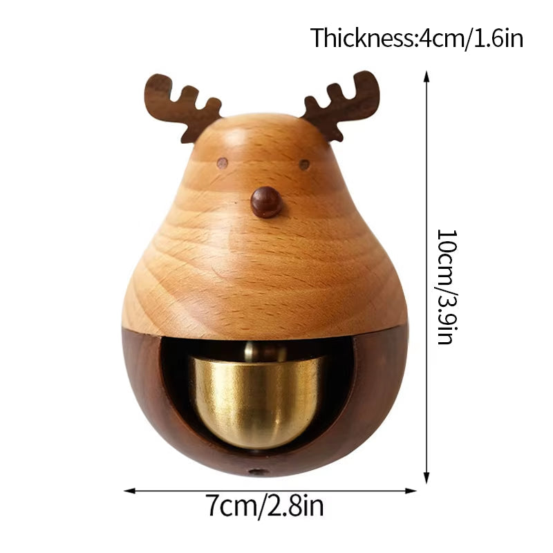 Magnetische Türklingel Aus Holz – Stilvolle Glocke Für Tür, Kühlschrank & Schrank Ohne Bohren
