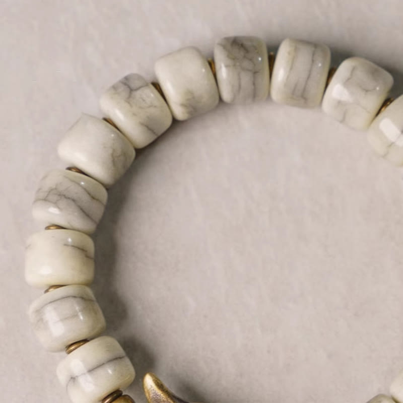 Yak Bone Kupfer Balance Armband für spirituellen Schutz