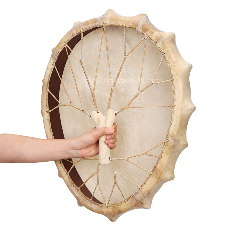Jakutische sibirische Schamanentrommel, handgefertigtes Instrument