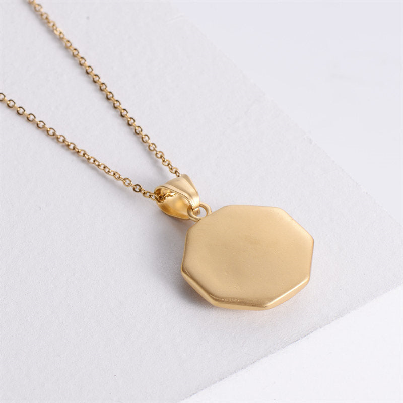 Yin Yang Titanstahl Balance und Harmonie Halskette