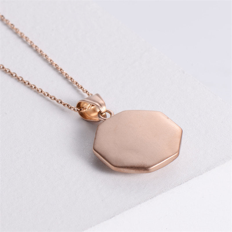 Yin Yang Titanstahl Balance und Harmonie Halskette