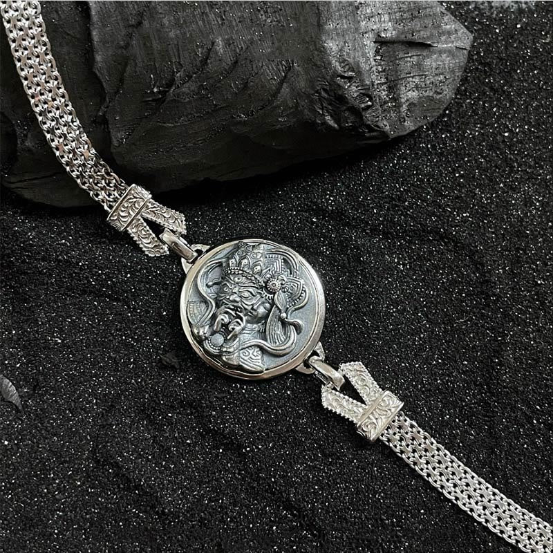 Zakiram – Schutzarmband aus 925er Silber, Göttin des Reichtums