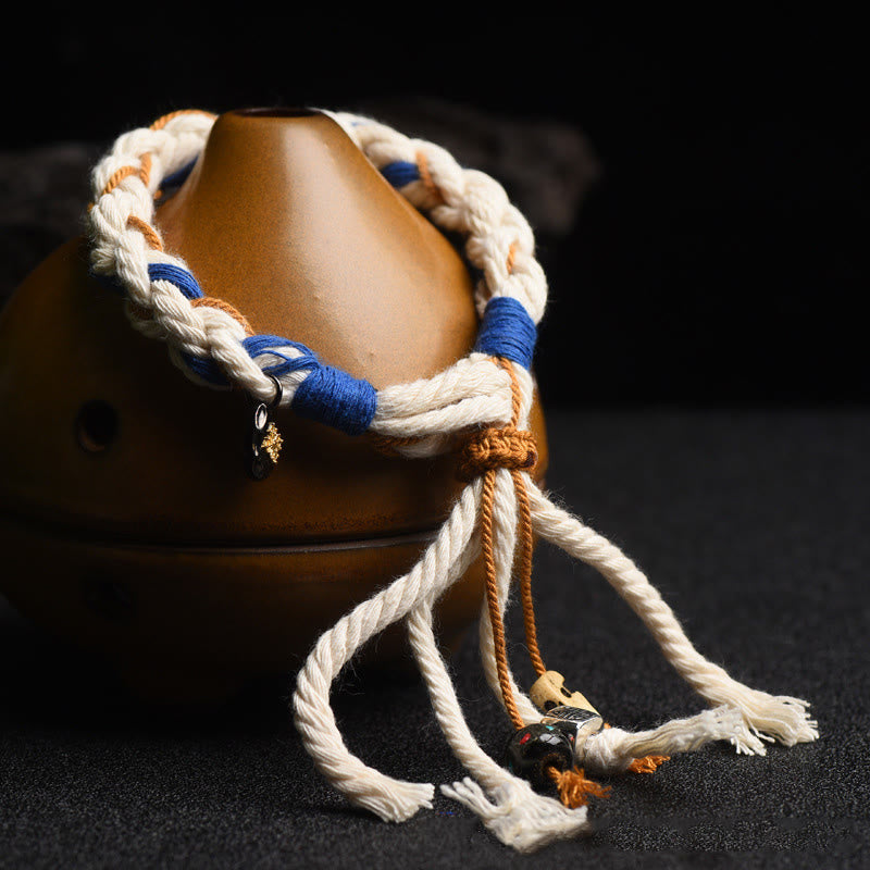 Zakiram Göttin des Reichtums Spirituelles Armband Handgemacht Glück