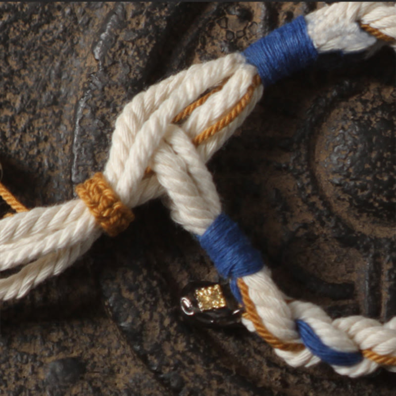 Zakiram Göttin des Reichtums Spirituelles Armband Handgemacht Glück