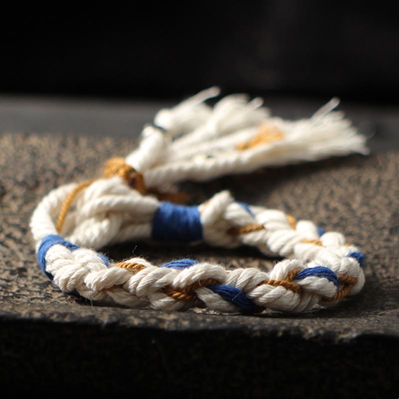 Zakiram Göttin des Reichtums Spirituelles Armband Handgemacht Glück