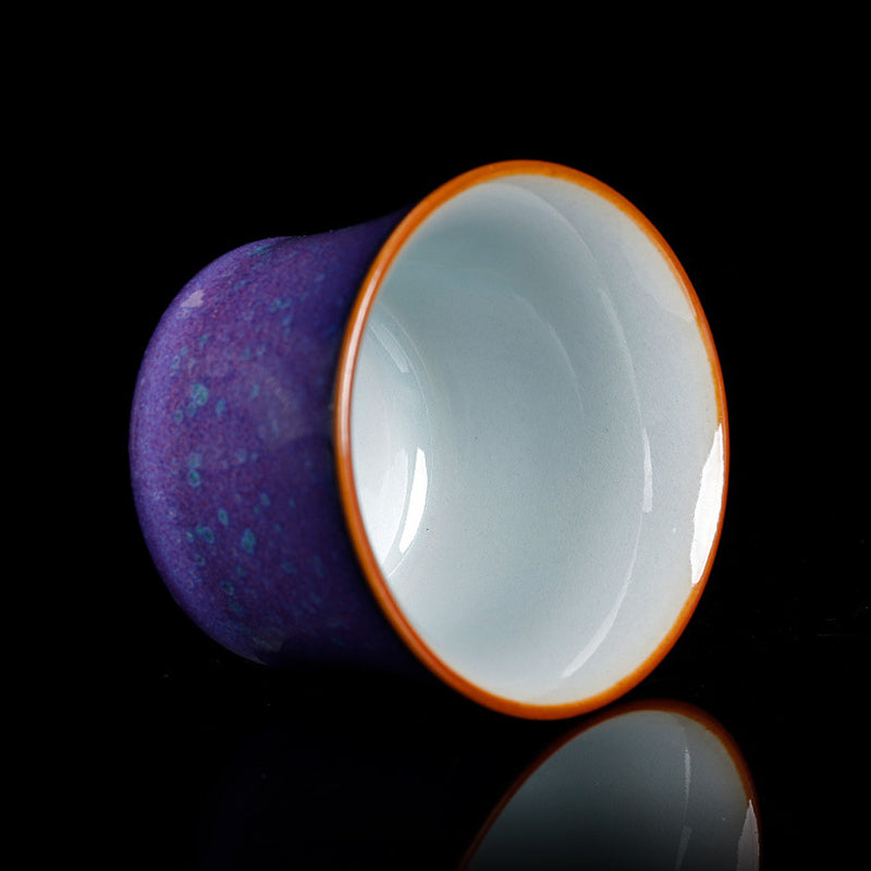 Zen-Teetasse aus Keramik und Bambus, 80 ml, für Kung-Fu-Teerituale