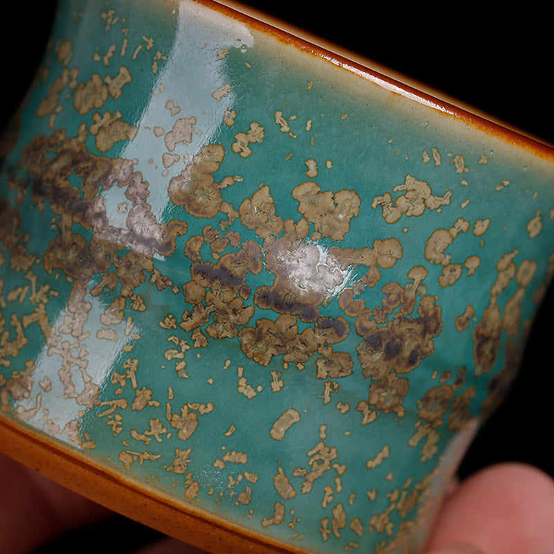 Zen-Teetasse aus Keramik und Bambus, 80 ml, für Kung-Fu-Teerituale