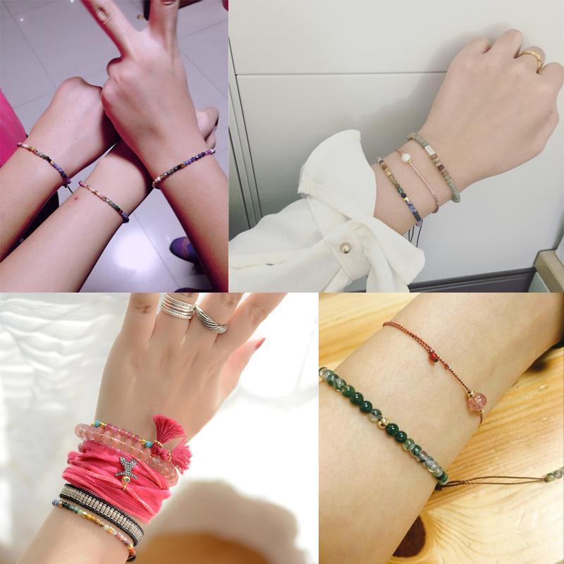 Sternzeichen-Kristallarmband mit Akzenten aus Thai-Silber