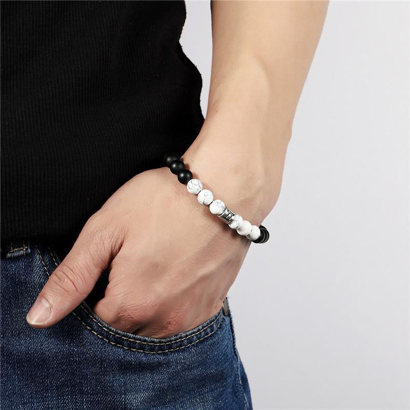 Sternzeichen-Howlith-Armband für spirituelles Gleichgewicht