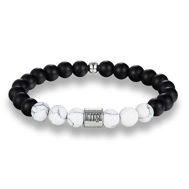 Sternzeichen-Howlith-Armband für spirituelles Gleichgewicht